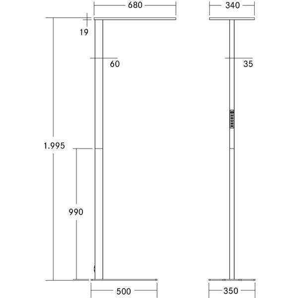 Brumberg Leuchten - Stehleuchte LED-Stehleuchte 77455184 4000K