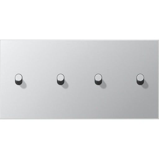 Jung - Abdeckung/Bedienelement für Installationsschalterprogramme Abdeckung mit Kipphebel AL 12-250 R 0 Zylinder, 2fach, alu