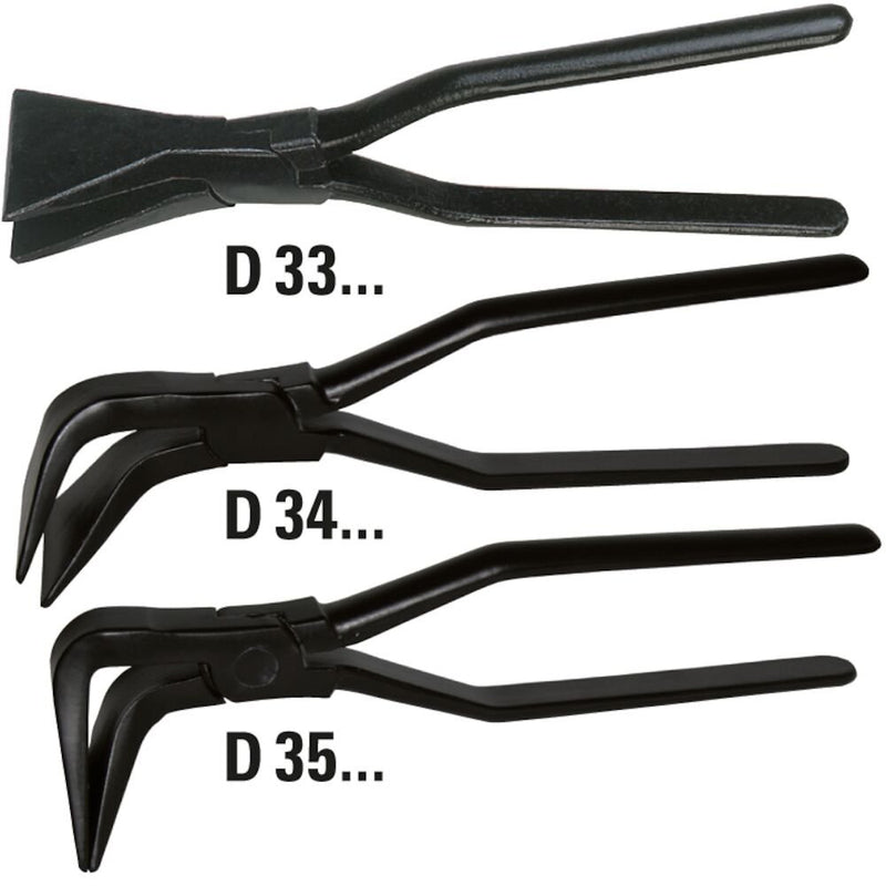 BESSEY - Falzwerkzeug Falzzange 45 Grd gebogen D341-40