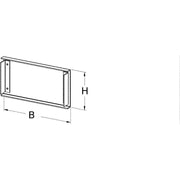 Niedax - Endstück für Kabelleiter GFK-Enddeckel ULKE 53.150 53x150mm