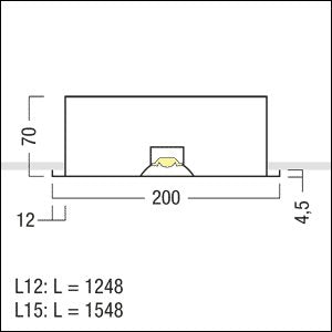 Zumtobel Group - Decken-/Wandleuchte LED-Deckeneinbauleuchte MIRL LED #42186253 3000K