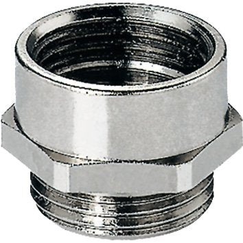 Flexa - Erweiterungs-/Reduzierring Gewindeadapter ADM-MP, M20/PG13,5 Messing vernickelt − 100 Stück