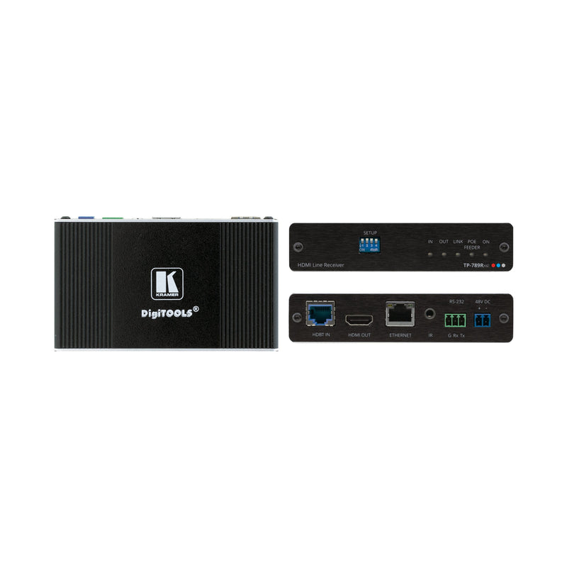 Kramer - Audio/Video-Funksystem 4K HDMI PoE-Empfänger TP-789RXR Bidirektional