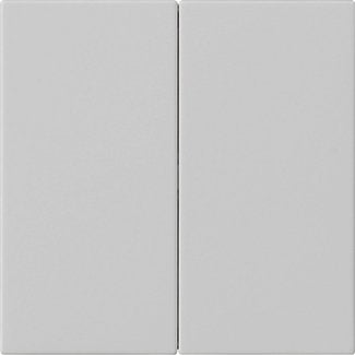 Gira - Abdeckung/Bedienelement für Installationsschalterprogramme Wippe 2-fach 5370015 Grau