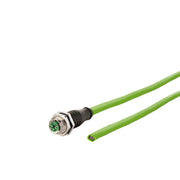 Metz Connect - Patchkabel Kupfer Industrie Anschlussleitung M12 142M2X20010 1m 8pol. X-kodiert