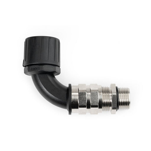 HellermannTyton - Kunststoff-Wellschlauch-Verschraubung KS-Verschraubung HG28-90CG-M25 IP66 − 10 Stück