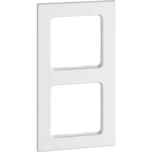 Peha - Abdeckrahmen Rahmen 2-fach Piano sw D 20.672.192 T waage/senkrecht