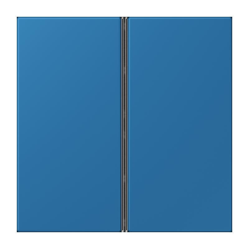 Jung - Abdeckung/Bedienelement für Installationsschalterprogramme Tastensatz 2fach LC 402 TSA 211 bleu ceruleen 31