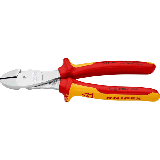 Knipex - Seitenschneider Kraft-Seitenschneider 74 06 200 SB isoliert, 200mm