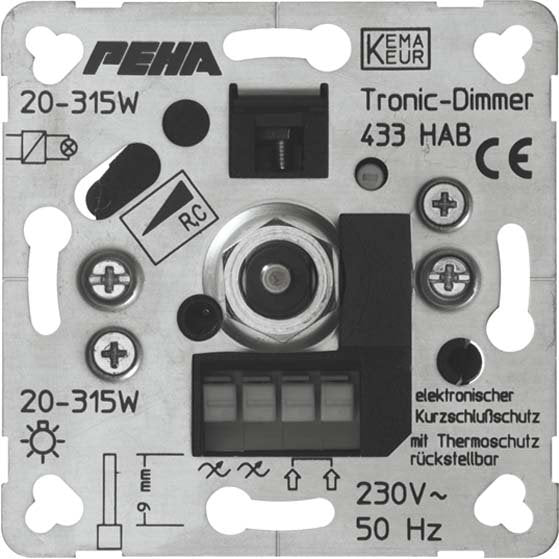 Peha - Dimmer Phasenabschnittdimmer D 433 HAB o.A. 20-315W