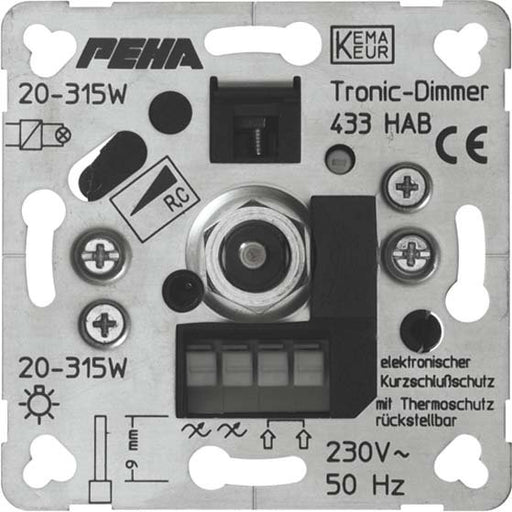 Peha - Dimmer Phasenabschnittdimmer D 433 HAB o.A. 20-315W
