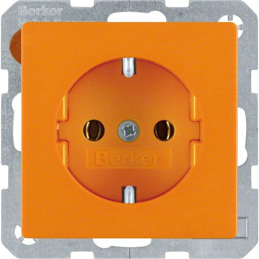 Berker - Steckdose SCHUKO-Steckdose 41436014 orange, samt