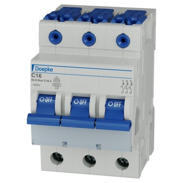 Doepke - Leitungsschutzschalter DLS 6HSL C16-3 6KA
