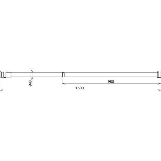 DEHN - Betätigungsstange Erdungsstang EST KS SQL 1500 Kopfstueck L 1600mm
