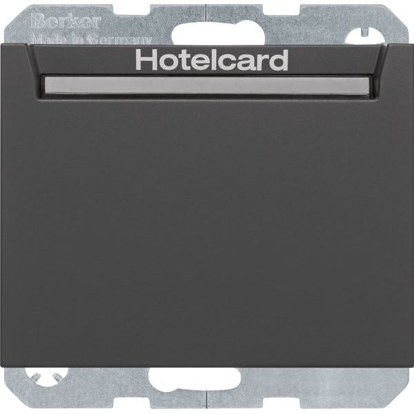 Berker - Taster Relais-Schalter Hotelcard 16417116 anthrazit matt