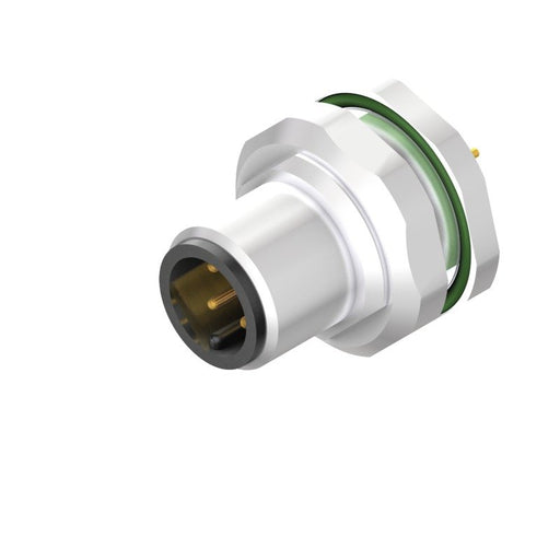Weidmüller - Rundsteckverbinder, Einbau (PCB) Stecker SAIEM12S4H5.5TLM16 M12 − 10 Stück