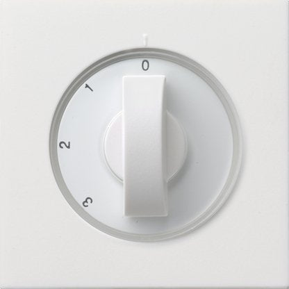 Gira - Abdeckung/Bedienelement für Installationsschalterprogramme Abdeckg. mit Knebel rws/gl 0669112 3-Stufen