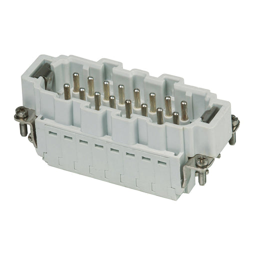 Walther Werke - Kontakteinsatz für Rechtecksteckverbinder Stifteinsatz B16 71021604 0,5-2,5qmm,20-14AWG