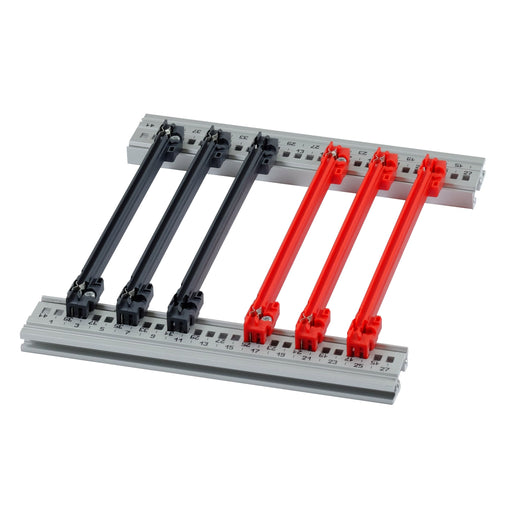 Schroff - Komponente für den Ausbau (Schaltschrank) GUIDE RAIL ACCY 64568005 160T 2MM RED