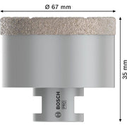 Bosch - Bohrer PRO Ceramic dry 2608587130 Trockenbohrkrone 67