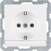 Berker - Steckdose SCHUKO-Steckdose 47496089 m.Beschriftungsfeld