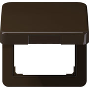 Jung - Abdeckrahmen Klappdeckel br CD 590 BFKL BR mit Rückstellfeder