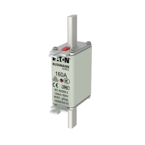 Eaton - Messersicherung Sicherungseinsatz Nieders. NH FUSE 16#160NHG01B 160A AC 500V 120kA − 3 Stück