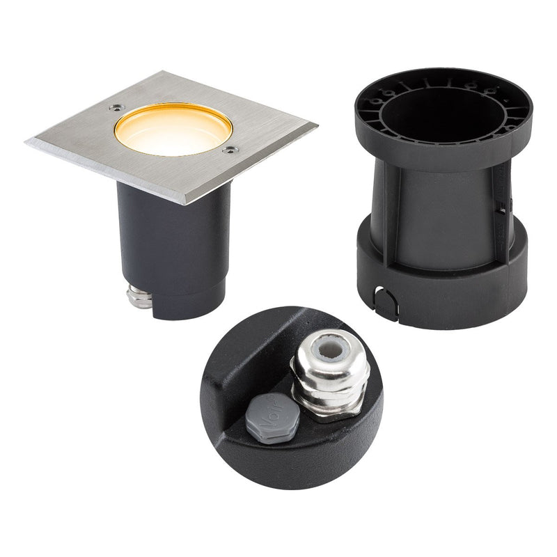 EVN Lichttechnik - Bodeneinbauleuchte LED-Bodeneinbauleuchte 679435EV402 IP67