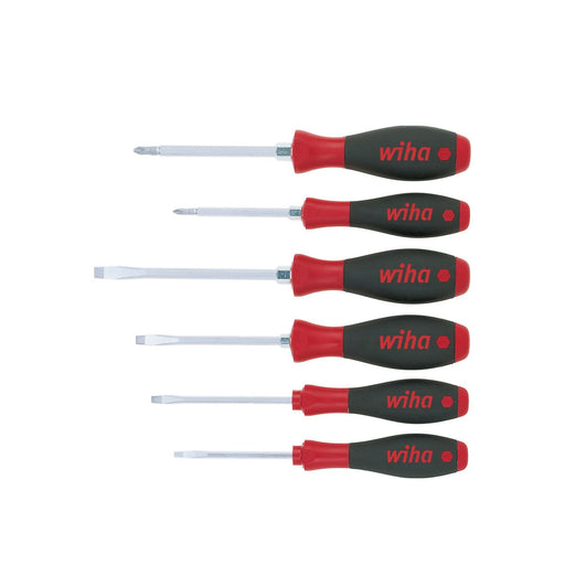 Wiha - Schraubendreherset Schraubendrehersatz 308SF HK6 SATZ 6tlg SL/PH SoftFinish