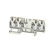 Weidmüller - Durchgangs-Reihenklemme Klemme A4C 4 LTGY PUSH IN, 4 mm² − 50 Stück