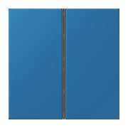 Jung - Abdeckung/Bedienelement für Installationsschalterprogramme Tastensatz 2fach LC 402 TSA 211 bleu ceruleen 31