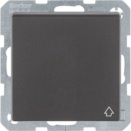 Berker - Steckdose anth/sa 6768776086 Schutzk./Klappdeckel