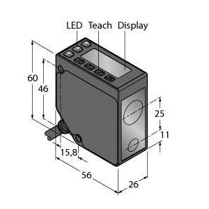 Turck - Optischer Abstandssensor Opto-Sensor LTF12IC2LD W/30 Lichttaster − 1 Stück