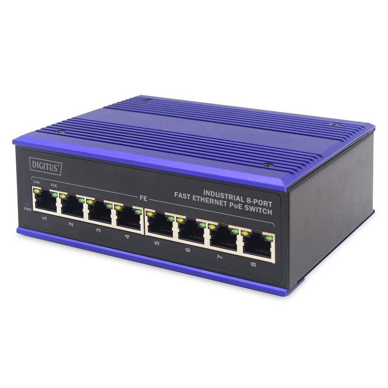 DIGITUS - Netzwerk Switch Netzwerk-Switch DN-650108 8-Port