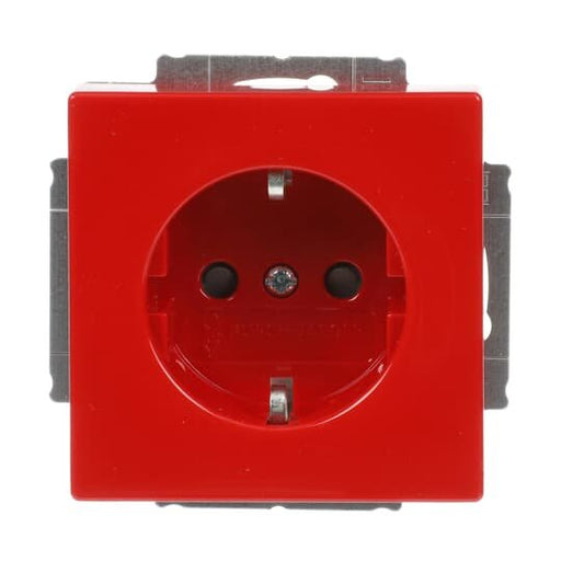 Busch-Jaeger - Steckdose SCHUKO Steckdosen-Einsatz 20 EUCKS-12-82-101 rot RAL3020