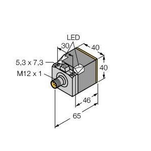 Turck - Induktiver Näherungsschalter Sensor BI20UCK40VP4X2H1141 induktiv