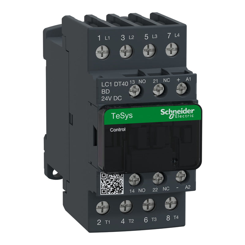 Schneider Electric - Leistungsschütz zum Schalten von Wechselstrom Leistungsschütz LC1DT40BD 25A