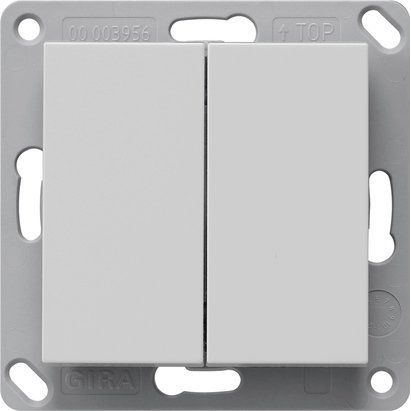 Gira - Bussystem-Tastwippe RF Wandsender 2f KNX 5178015 Grau m