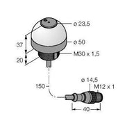 Turck - Optisches/Akustisches Signalgerät LED-Anzeige K50LGRAL1YPQP Kennleuchte − 1 Stück