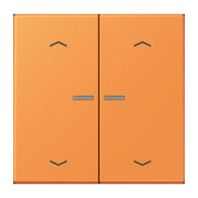 Jung - Abdeckung/Bedienelement für Installationsschalterprogramme Wippe mit Lichtleiter LC 102 KO5P 225 orange clair