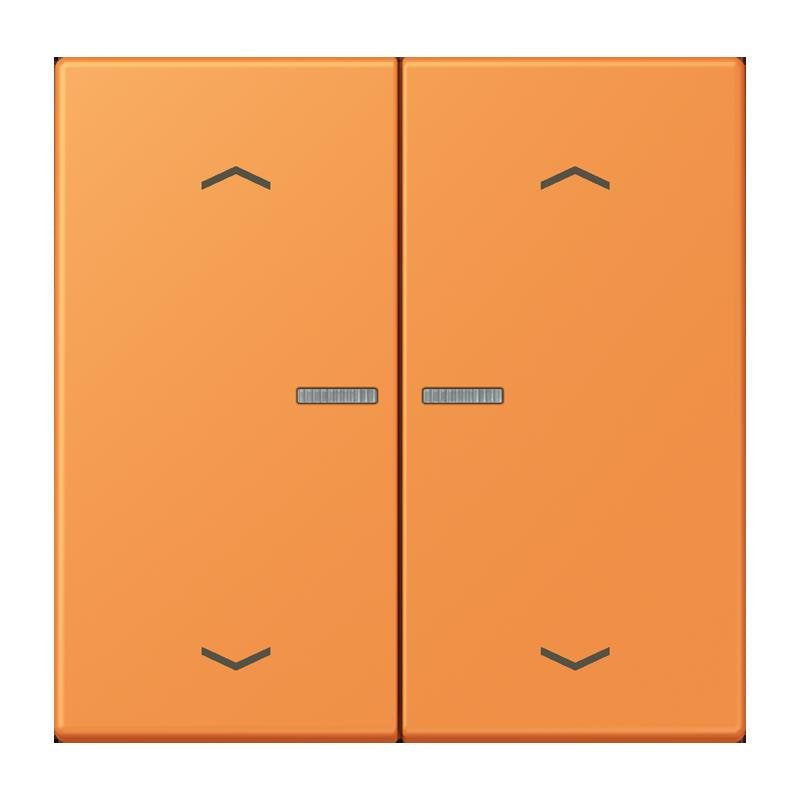Jung - Abdeckung/Bedienelement für Installationsschalterprogramme Wippe mit Lichtleiter LC 102 KO5P 225 orange clair