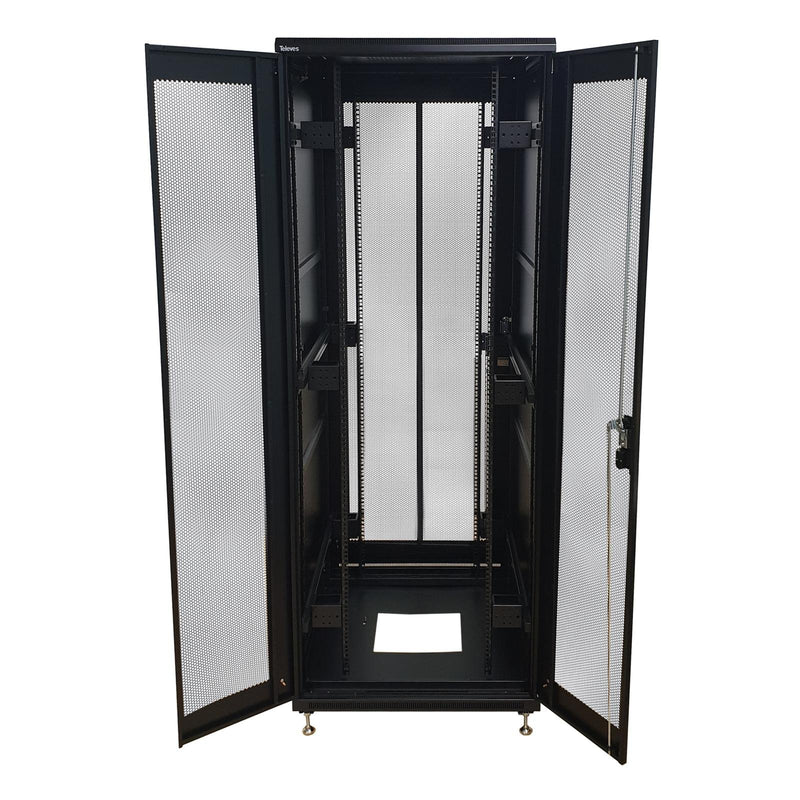Televes - Netzwerk-/Serverschrank 19" Netzwerkschrank MSR1942-88P 42U,800x800mm,perf