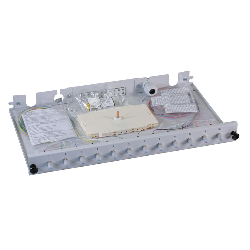 EFB-Elektronik - Patchpanel LWL Spleißbox OM2 B71006.24 24xST