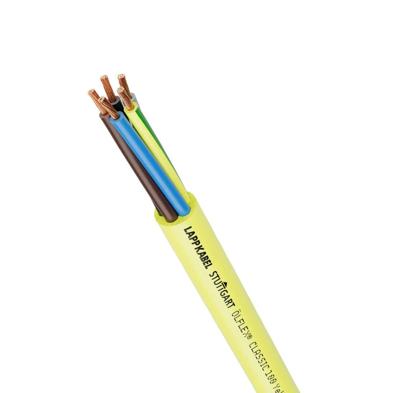Lapp Kabel&Leitung - Energiekabel < 1 kV, für ortsveränderlichen Einsatz ÖLFLEX CLASSIC 100 YELLOW 0010401/100 3G2,5 − 100 Meter