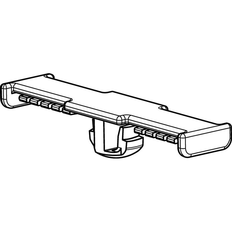 HellermannTyton - Befestigungssockel und -element für Kabelbinder Befestigungsclip 102-69068(500) 39x9 mm − 500 Stück