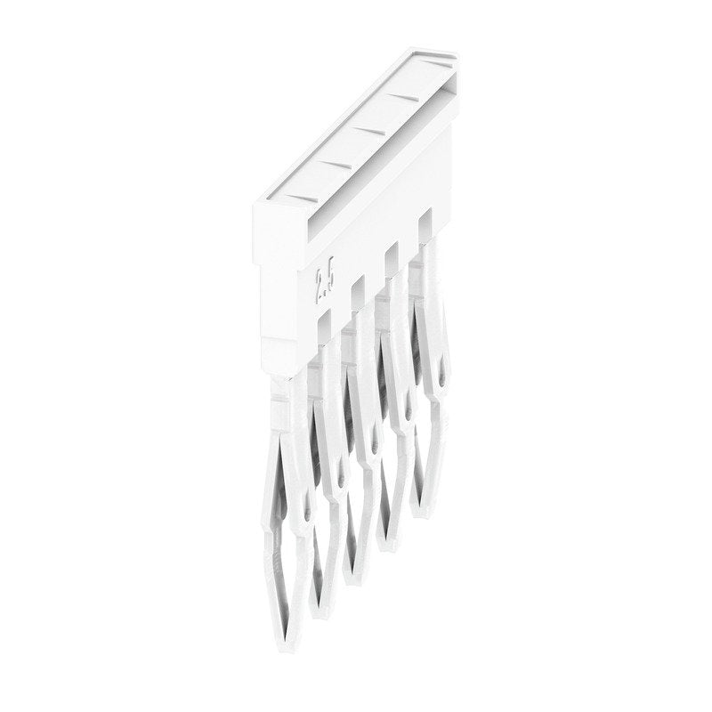 Weidmüller - Querverbinder/Brücker für Reihenklemme Querverbinder ZQV 2.5N/5 WT gesteckt − 20 Stück