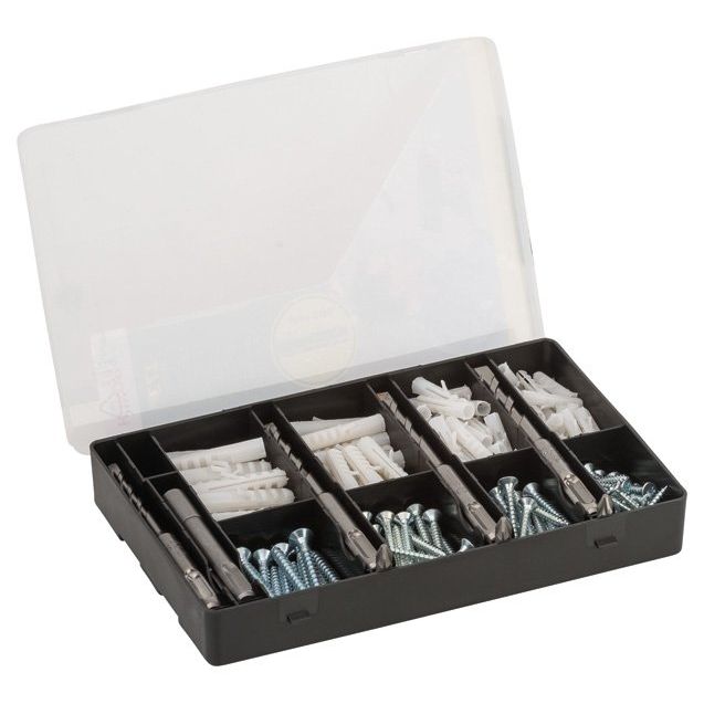 Bosch - Werkzeugset Fixier-Set 173-teilig, 2607017163 Bohrer Dübel