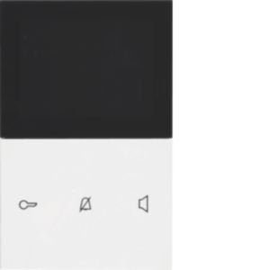 Elcom - Innenstation für Türkommunikation Video-Innenstation Komfort REA651Y AP 2Draht pws/mt
