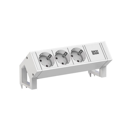 Bachmann - Multi-Tischsteckdose Steckdosenleiste 902.3205 DESK2 white 3xCEE7/3