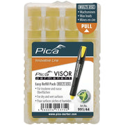 Pica-Marker - Markierungsstift VISOR Ersatzminen 991/44 (VE4) permanent, gelb − 5 Packung